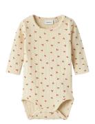 Nbfbilia Ls Body Box Bodies Long-sleeved Cream Name It