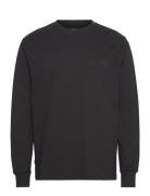 Statement Long Sleeve Tops T-Langærmet Skjorte Black Makia