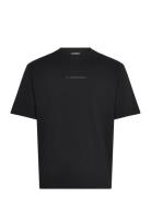 Hale Heavy Logo T-Shirt Tops T-Kortærmet Skjorte Black J. Lindeberg