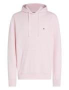 Essential Terry Hoody Tops Sweatshirts & Hoodies Hoodies Pink Tommy Hi...