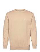 Cove Knit Tops Knitwear Round Necks Beige Makia