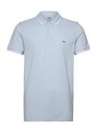 Pique Polo Tops Polos Short-sleeved Blue Lee Jeans