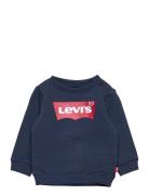 Fw-Crew Tops Sweatshirts & Hoodies Sweatshirts Blue Levi's