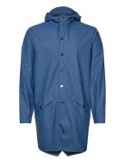 Long Jacket W3 Outerwear Rainwear Rain Coats Blue Rains