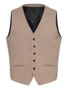 Mens Waistcoat For Suit Habitvest Beige Lindbergh