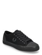 Hughes Low Canvas Low-top Sneakers Black Fred Perry