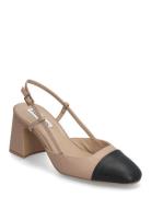 Zeina Sandal Shoes Sling Backs Heeled Slingbacks Brown Steve Madden