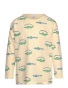 Top Ls Crocodile Aop Tops T-shirts Long-sleeved T-Skjorte Multi/patter...