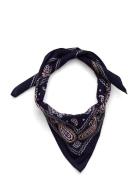 Bandana With Pattern Accessories Scarves Lightweight Scarves Navy Lind...