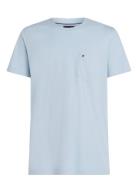 Essential Solid Pocket Tee Tops T-Kortærmet Skjorte Blue Tommy Hilfige...