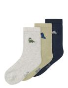 Nmmbille 3P Sock Socks & Tights Socks Navy Name It