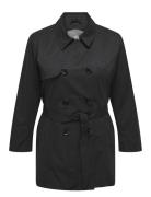 Carvalerie Trenchcoat Otw Noos Trenchcoat Frakke Black ONLY Carmakoma