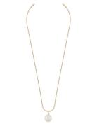 Paola Pendant Neck 42 G/White Accessories Jewellery Necklaces Dainty N...