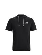 Ua Rival Terry Lc Ss Hd Tops Sweatshirts & Hoodies Hoodies Black Under...