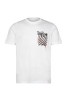 Photo Print T-Shirt Tops T-Kortærmet Skjorte White Tom Tailor