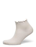 Lis Glitter Short Socks Lingerie Socks Footies-ankle Socks Cream Mp De...