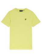 Plain T-Shirt Tops T-Kortærmet Skjorte Yellow Lyle & Scott