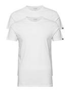 Puma Basic 2P Crew Tee Tops T-Kortærmet Skjorte White PUMA