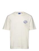 Natopu Tops T-Kortærmet Skjorte Cream HUGO BLUE