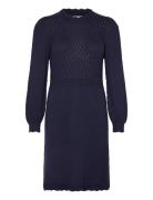 Fqgina-Dress Knælang Kjole Navy FREE/QUENT