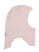 Balaclava Fleece Emb. W. Lin Accessories Headwear Balaclava Pink Hutte...