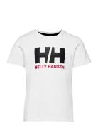 K Hh Logo T-Shirt Sport T-Kortærmet Skjorte White Helly Hansen