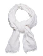 Beach Essential Textured Cotton Beach Wrap Badetøj White Seafolly