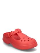 Classic Mary Jane Clog Shoes Mules & Slip-ins Flat Mules Red Crocs