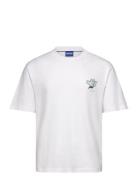 Nagulop Tops T-Kortærmet Skjorte White HUGO BLUE