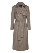 Carotabbtori Coat Trenchcoat Frakke Brown Bruuns Bazaar