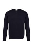 Bs Tefta Regular Fit Knitwear Tops Knitwear V-necks Navy Bruun & Steng...