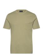 Midweight Faded Tee Tops T-Kortærmet Skjorte Khaki Green Lexington Clo...