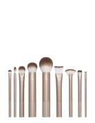 Real Techniques Au Naturel Complete Brush Kit Makeuppensler Beige Real...