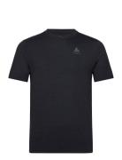 Odlo Merino 160 Bl Top Crew Neck S/S Sport T-Kortærmet Skjorte Black O...