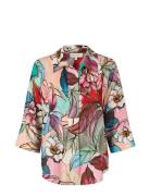 Silkedea Ev Tops Blouses Long-sleeved Multi/patterned Dea Kudibal