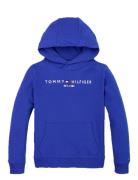 U Corp Logo Ess Hoodie Tops Sweatshirts & Hoodies Hoodies Blue Tommy H...