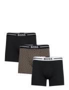 Boxerbr 3P Bold Des Boxershorts Black BOSS