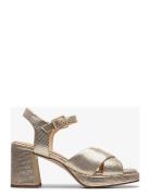 Ritzy75 Rae D Sandal Med Hæl Gold Clarks