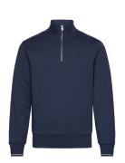 Half Zip Sweatshirt Tops Sweatshirts & Hoodies Sweatshirts Navy Fred P...