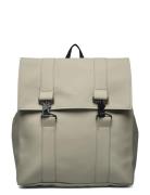 Msn Bag W3 Rygsæk Taske Beige Rains