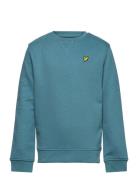 Crew Neck Sweatshirt Tops Sweatshirts & Hoodies Sweatshirts Blue Lyle ...