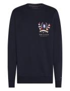 Hilfiger Color Crest Sweatshirt Tops Sweatshirts & Hoodies Sweatshirts...