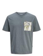 Jorsplit Aop Pocket Tee Ss Crew Ne Jnr Tops T-Kortærmet Skjorte Grey J...