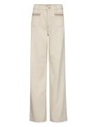 Mmcolette Clay Jeans Bottoms Jeans Straight-regular Cream MOS MOSH