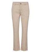 Mmclarissa Chino Pant Bottoms Trousers Chinos Cream MOS MOSH