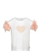 T-Shirt Tops T-Kortærmet Skjorte White Billieblush