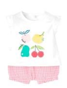 Set Knit Sets Sets With Short-sleeved T-shirt White Boboli