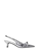 Rosalinesw Stiletto Sandal Med Hæl Silver Sofie Schnoor