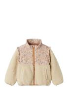 Nmfminna Teddy Jacket Outerwear Fleece Outerwear Fleece Jackets Beige ...