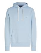 Essential Terry Hoody Tops Sweatshirts & Hoodies Hoodies Blue Tommy Hi...